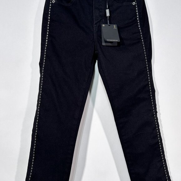 NWT Massimo‎ Duti Black Mid Rise Skinny Zipper Detail Jeans Size EUR 34/US 2 - Picture 4 of 16